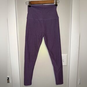 Beyond Yoga Purple Caught in the Midi Leggings